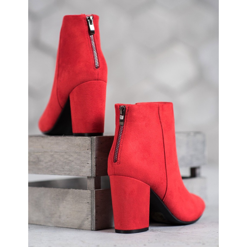 Stivali sexy VINCEZA rosso 1