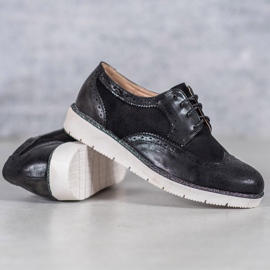 VICES scarpe scamosciate nero 1