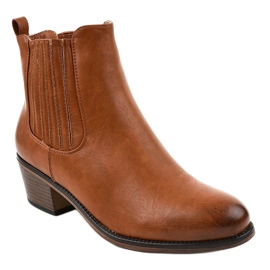 Stivaletti slip-on marroni TX-3200 marrone 1