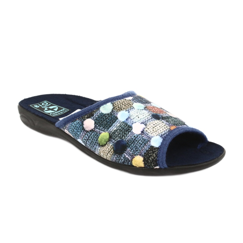 Pantofole 3D Adanex palline blu navy multicolore 1