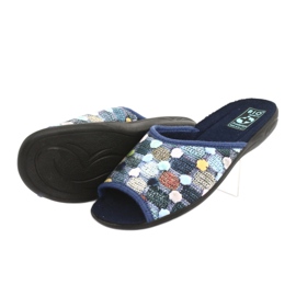 Pantofole 3D Adanex palline blu navy multicolore 4