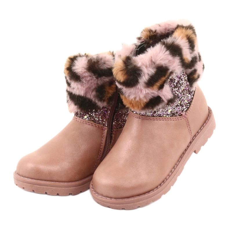American Club Stampa di ragazze in leopardo GC45 Pink Leopard Print rosa 3