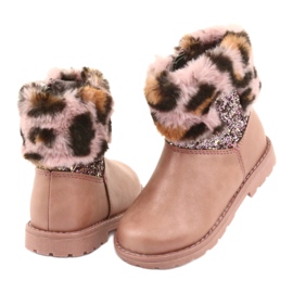 American Club Stampa di ragazze in leopardo GC45 Pink Leopard Print rosa 4