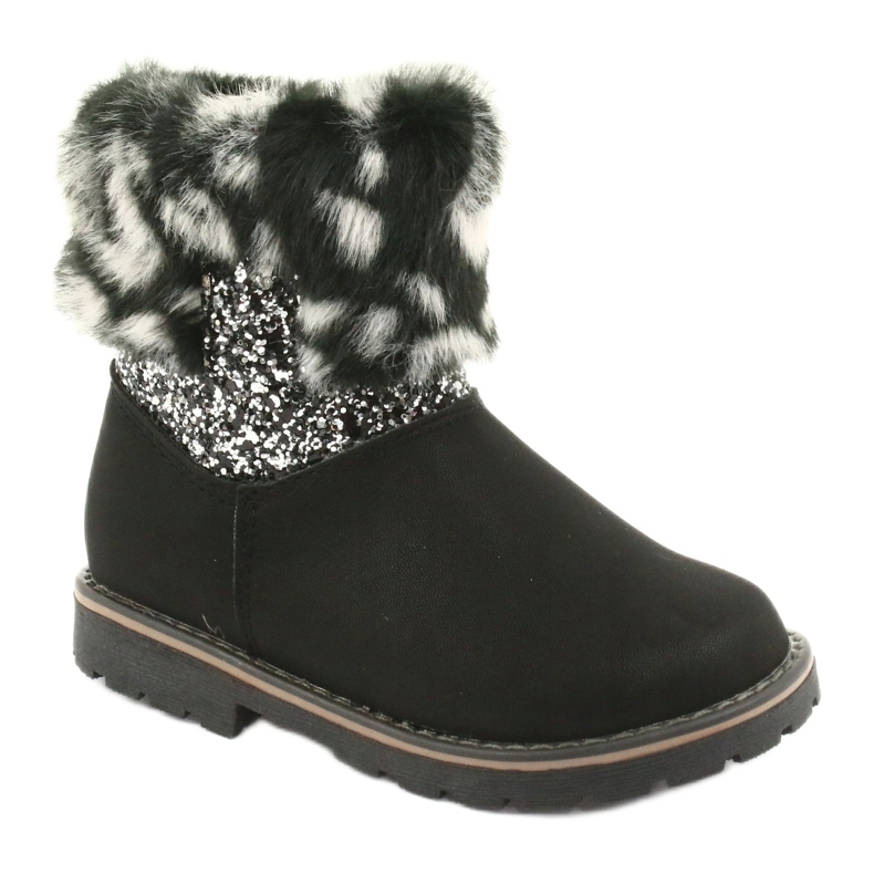 American Club Stivali neri da ragazza GC45 americani nero grigio 1