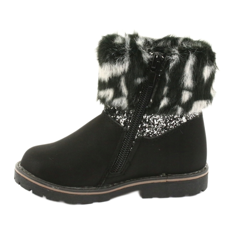 American Club Stivali neri da ragazza GC45 americani nero grigio 2