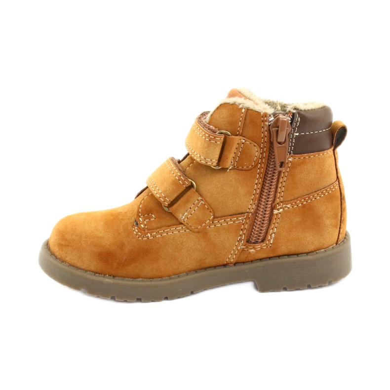 Stivali in legno con velcro American Club GC43 cammello marrone 2