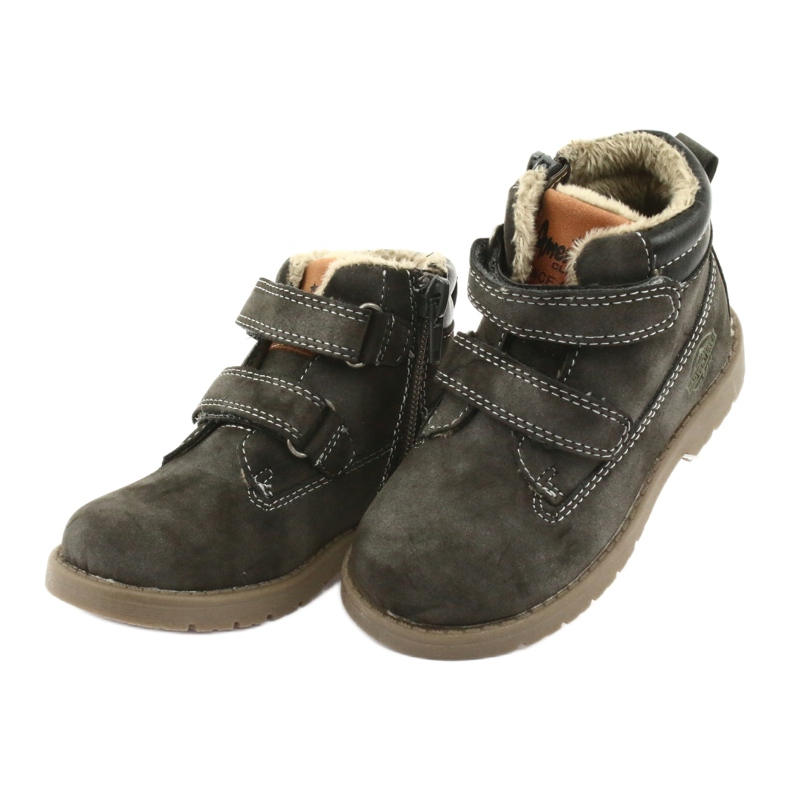 Stivali Timberki con Velcro American Club GC43 grigio 3