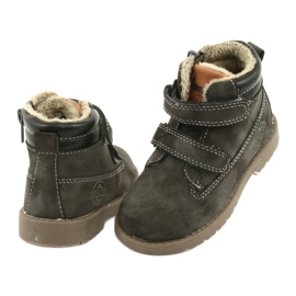Stivali Timberki con Velcro American Club GC43 grigio 4