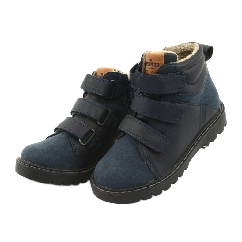 Stivali Timberki con Velcro American Club GC40 blu navy 3
