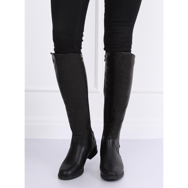 Stivali neri, stivali neri B-321 Black nero 2