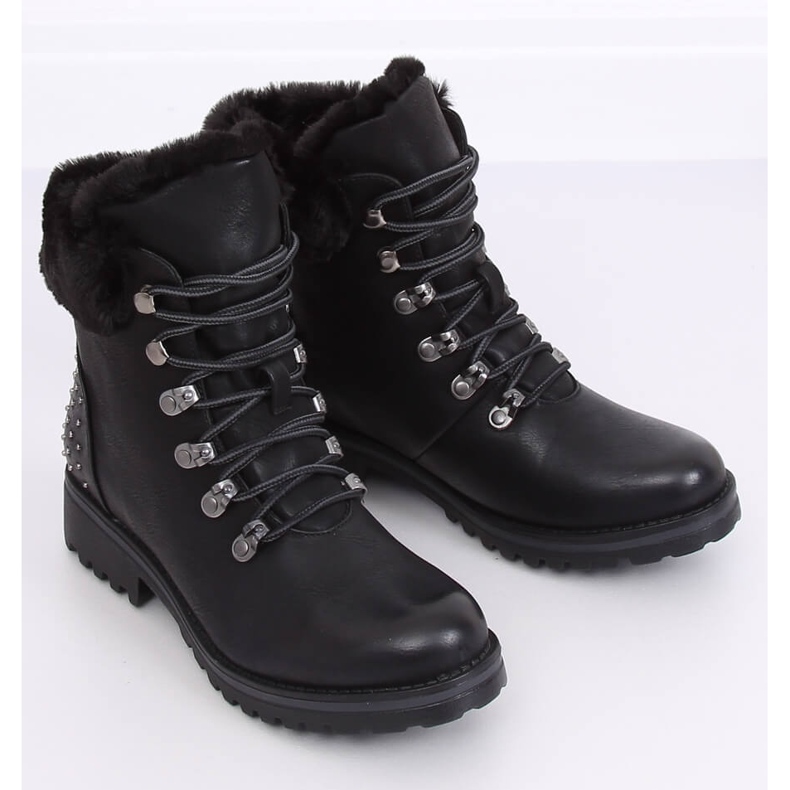 Trapper da donna neri Z172 Black nero 1