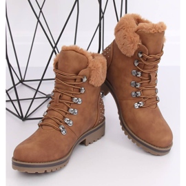 Stivali cammello da donna Z172 Camel marrone 1