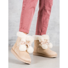 Mukluki beige alla moda 1