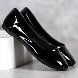 Ballerine VICES laccate nero 1