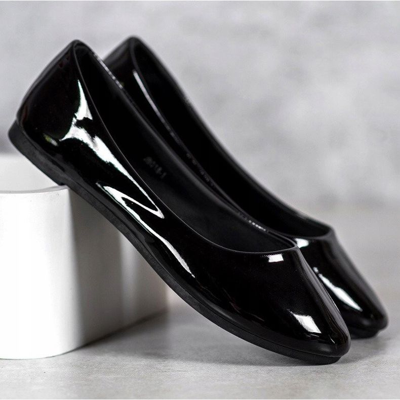 Ballerine VICES laccate nero 1