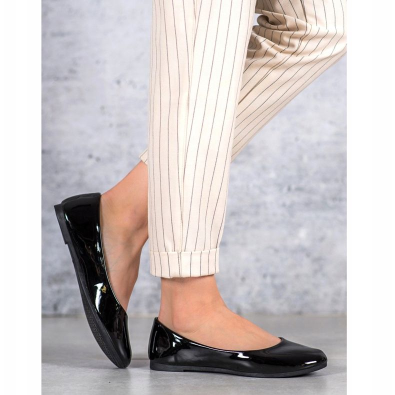 Ballerine VICES laccate nero 2