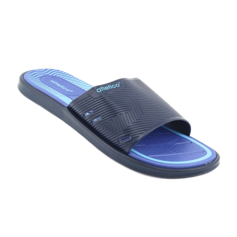 Ciabatte da piscina da uomo blu navy Atletico 1