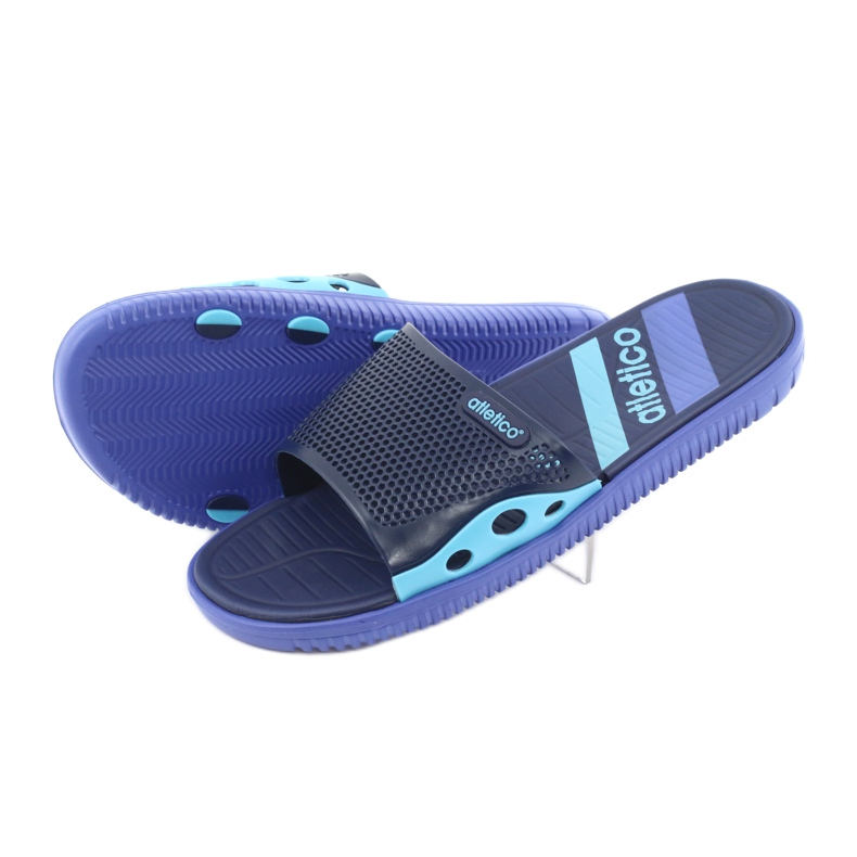 6168 Ciabatte da piscina Atletico blu navy blu 3