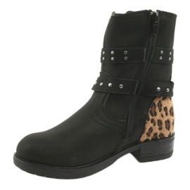 Stivali da pantera con jet Black American Club marrone nero 2