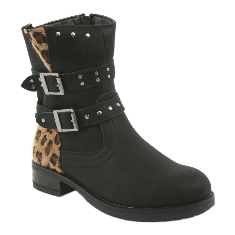 Stivali da pantera con jet Black American Club marrone nero 1