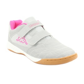 Scarpe Kappa Kickoff T Jr 260509T 1522 rosa grigio 1