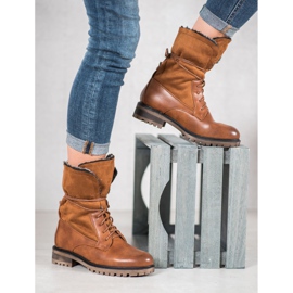 Seastar Stivali con gambo arrotolato marrone 1