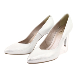 Espinto Pompe in pelle da donna 889/20 argento 3