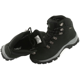 Scarpe da trekking nere Atletico 57089 allacciate nero 6