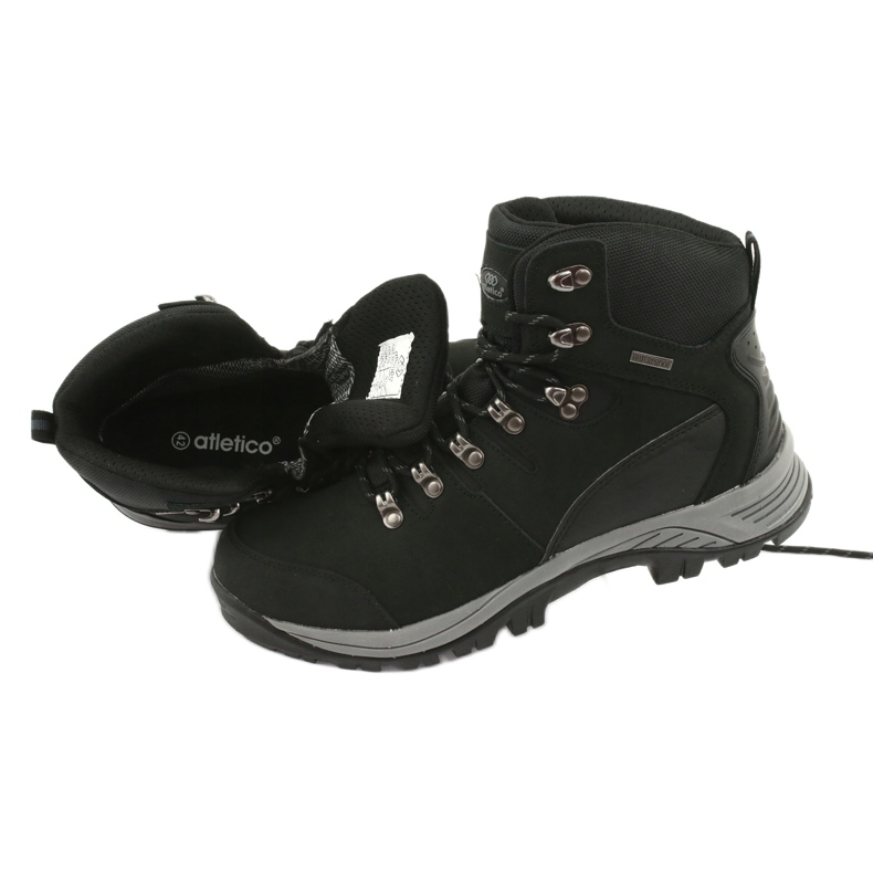 Atletico 66176 scarpe da trekking allacciate nere nero 6