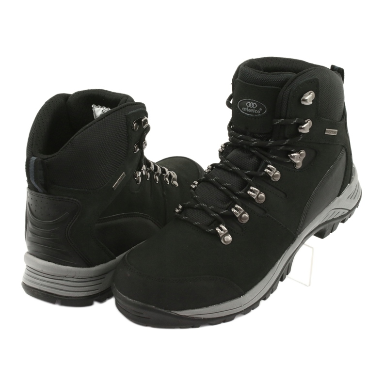 Atletico 66176 scarpe da trekking allacciate nere nero 4