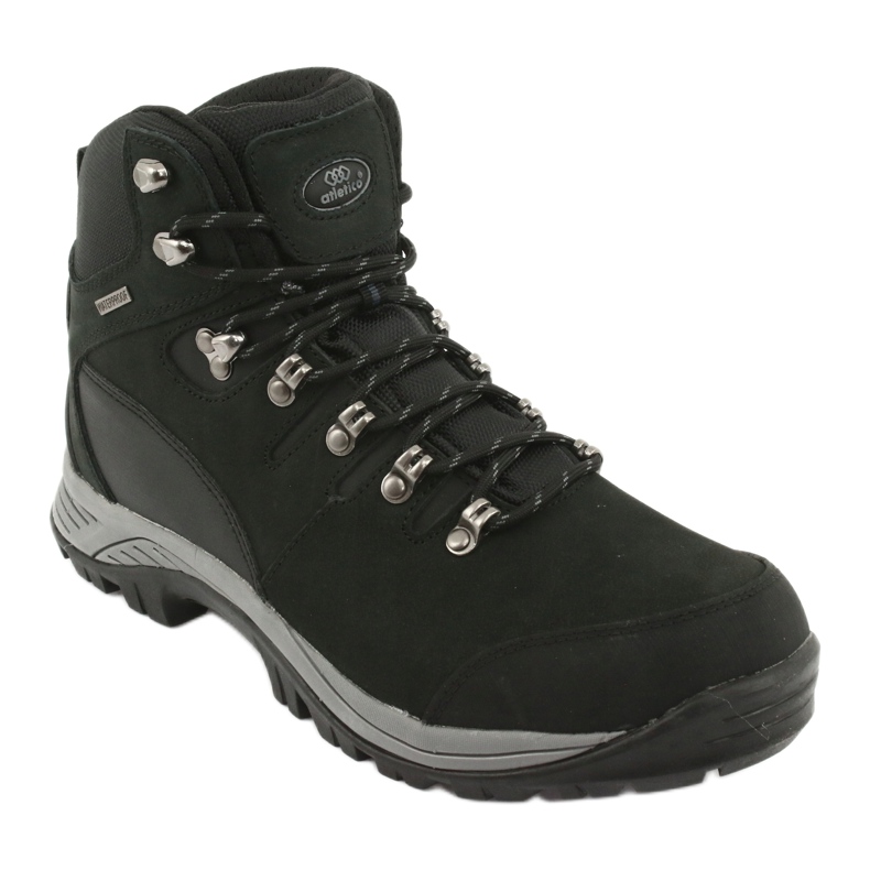 Atletico 66176 scarpe da trekking allacciate nere nero 1