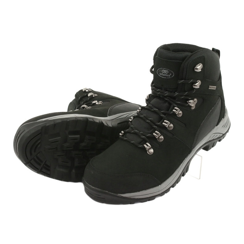 Atletico 66176 scarpe da trekking allacciate nere nero 5