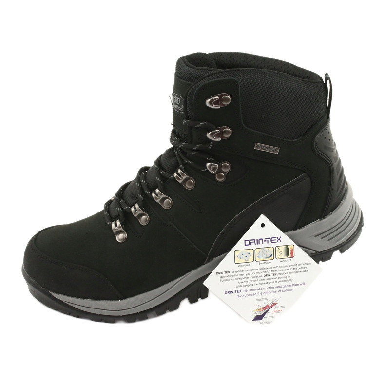 Atletico 66176 scarpe da trekking allacciate nere nero 7