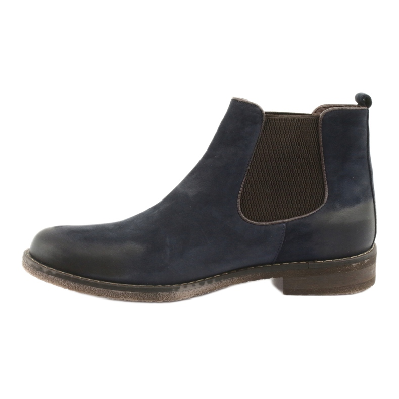 Stivaletti Chelsea stivali slip-on Badura 4754 marrone blu navy 2