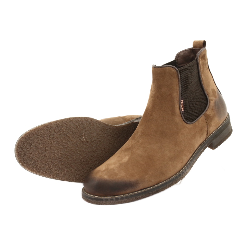 Stivaletti Chelsea stivali slip-on Badura 4754 marrone 5