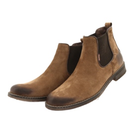 Stivaletti Chelsea stivali slip-on Badura 4754 marrone 3