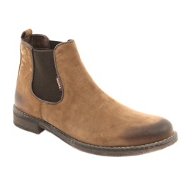 Stivaletti Chelsea stivali slip-on Badura 4754 marrone 1
