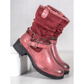 SHELOVET Stivali alti rossi rosso 1