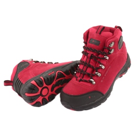 Scarponi da trekking con membrana MtTrek 034 rosso nero 4