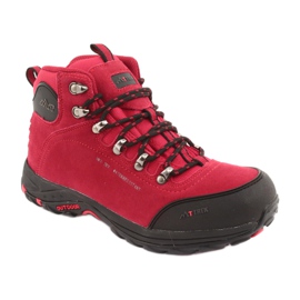 Scarponi da trekking con membrana MtTrek 034 rosso nero 1