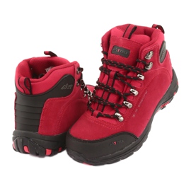 Scarponi da trekking con membrana MtTrek 034 rosso nero 3