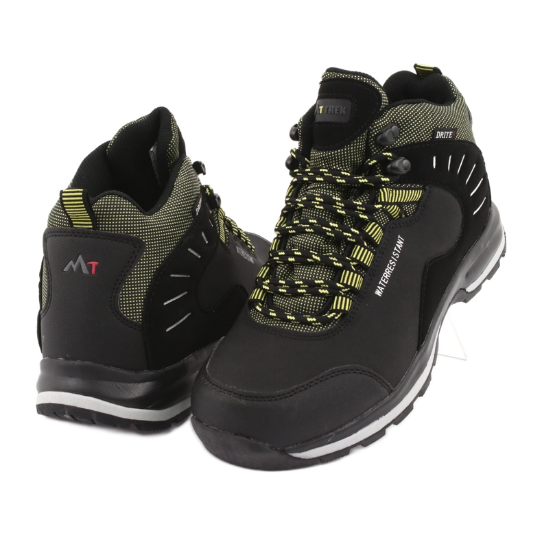 Trekking nero MtTrek 011 legato verde 3