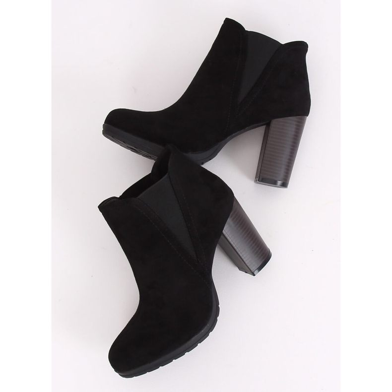 Stivali neri con tacco alto H9261 Negro nero 1