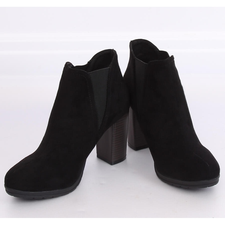 Stivali neri con tacco alto H9261 Negro nero 2