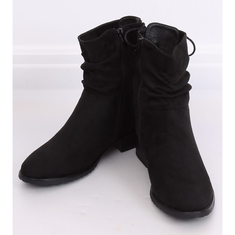 Stivali bassi da donna neri B-09 Black nero 1