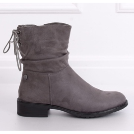 Stivaletti bassi da donna grigi B-09 Grey grigio 1