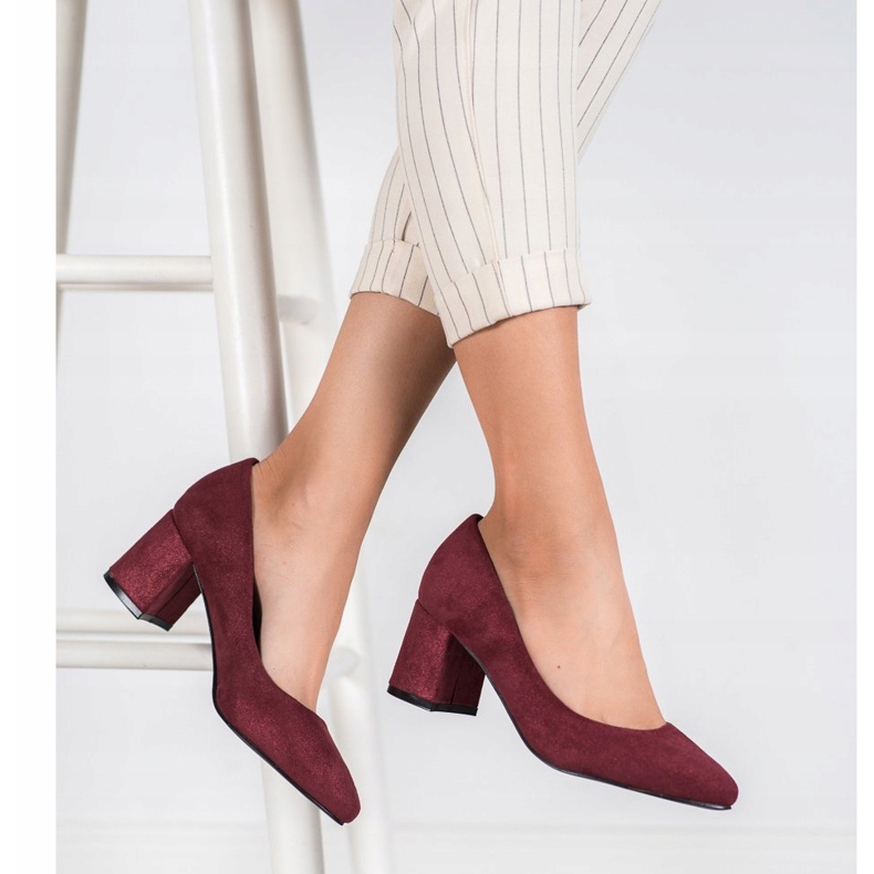 Vinceza Décolleté bordeaux rosso 1