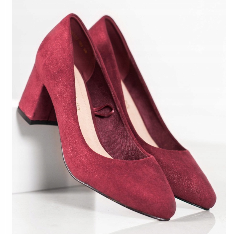 Vinceza Décolleté bordeaux rosso 2