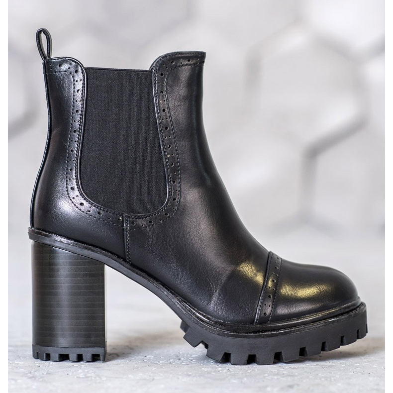 Seastar Stivali slip-on sulla piattaforma nero 2