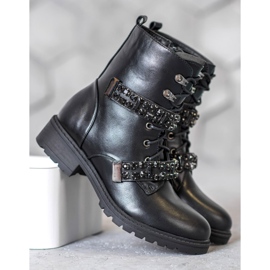 Seastar Operai classici con cristalli nero 2